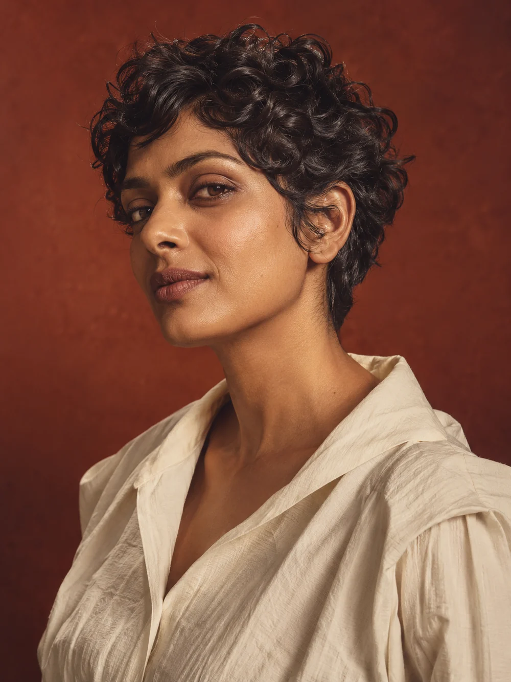 A close study of natural hair shape and texture